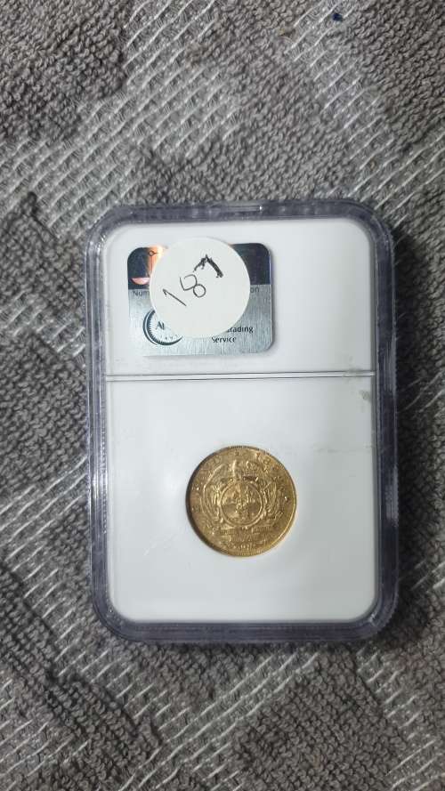 1895 ZAR POND GRADED NGC XF40