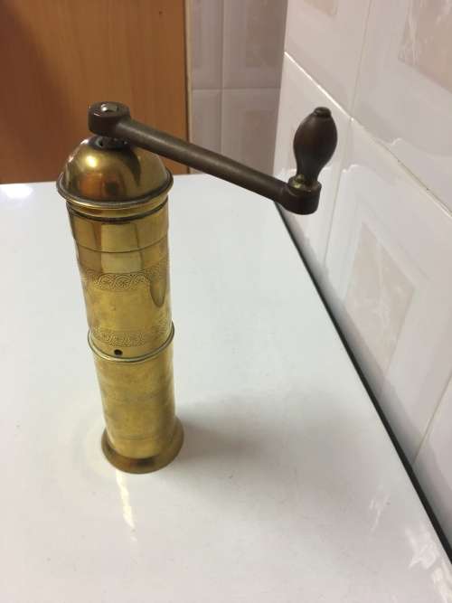 VINTAGE GERMAN KTM BRASS ORIGINAL MOCCA COFFEE GRINDER