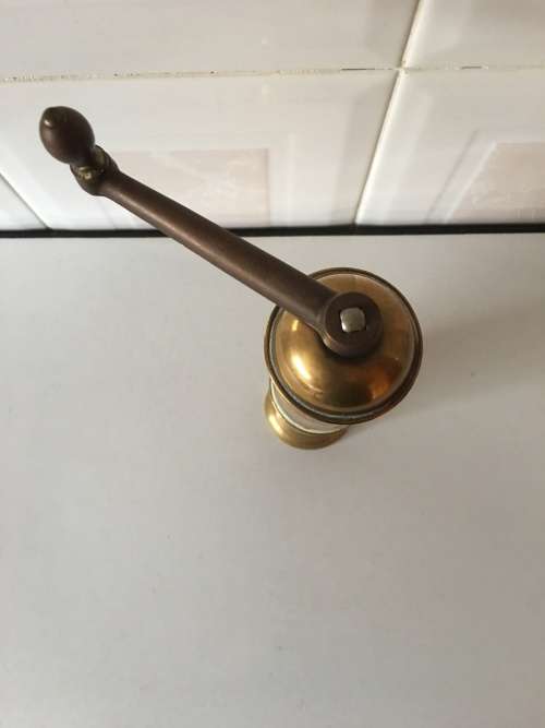 VINTAGE GERMAN KTM BRASS ORIGINAL MOCCA COFFEE GRINDER