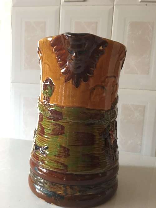 ARTHUR WOODS ENGLAND LARGE HUNTING SCENE JUG