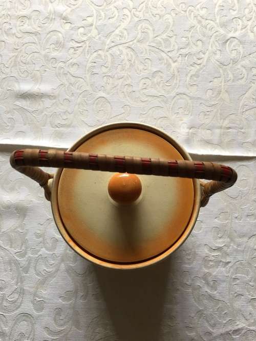 ARTHUR WOOD ROYAL BRADWELL ENGLAND BISCUIT BARRELL