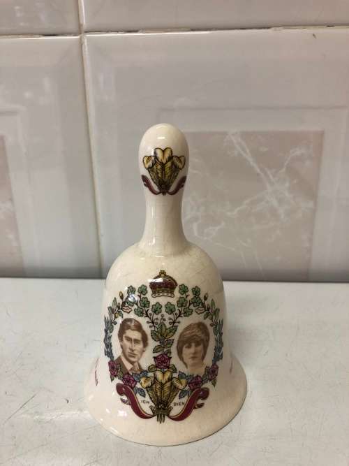MASONS IRONSTONE ENGLAND CHARLES & DIANA WEDDING DINNER BELL