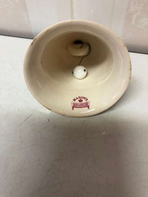 MASONS IRONSTONE ENGLAND CHARLES & DIANA WEDDING DINNER BELL