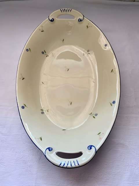 GERMAN PORCELAIN SERVING DISH BY GES GESCH TRAUTES HEIM