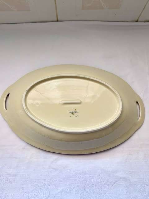 GERMAN PORCELAIN SERVING DISH BY GES GESCH TRAUTES HEIM