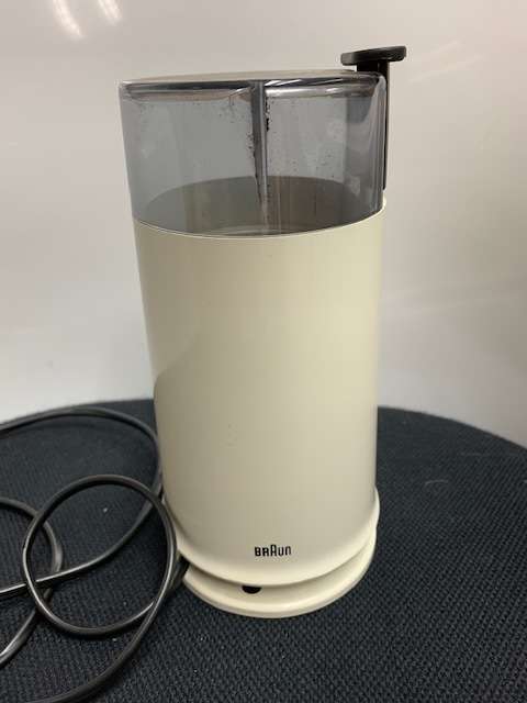 BRAUN ELECTRIC COFFEE BEAN GRINDER - WORKING!!!