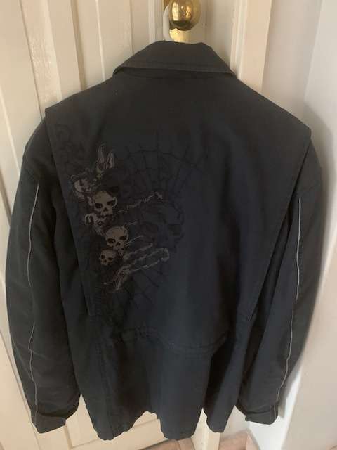 HARLEY DAVIDSON MENS PADDED ZIPPED RIDING JACKET  - PRICE REDUCED!!!