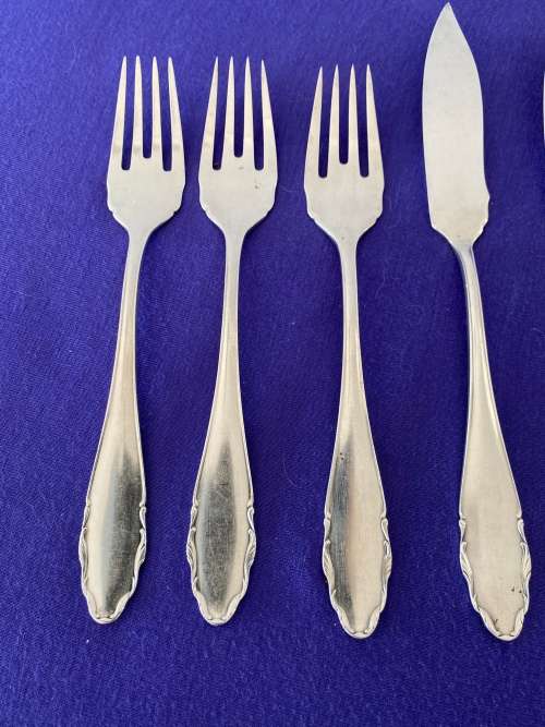 WMF GERMAN FISH KNIVES AND FORKS