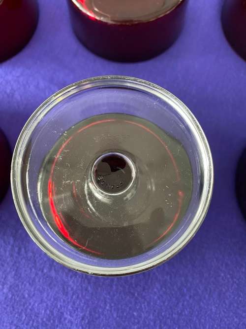 RUBY RED GLASSES MADE IN FRANCE