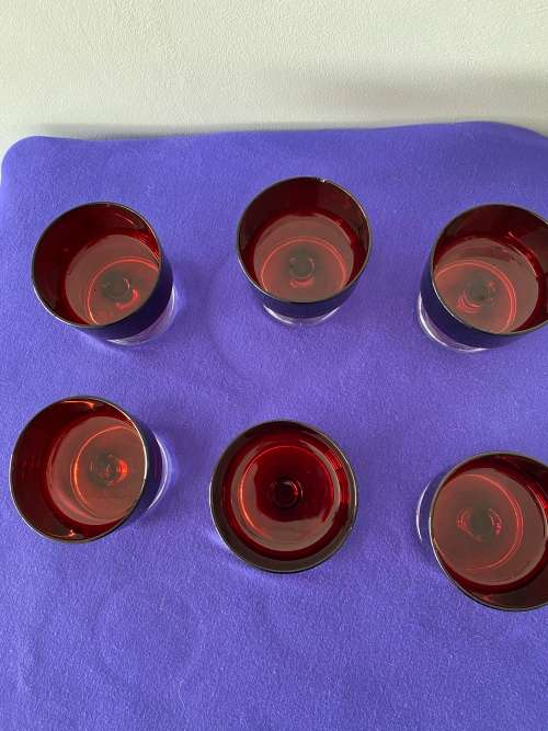 RUBY RED GLASSES MADE IN FRANCE