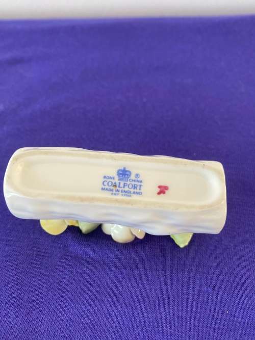 COALPORT ENGLAND PORCELAIN FLOWER BASKET