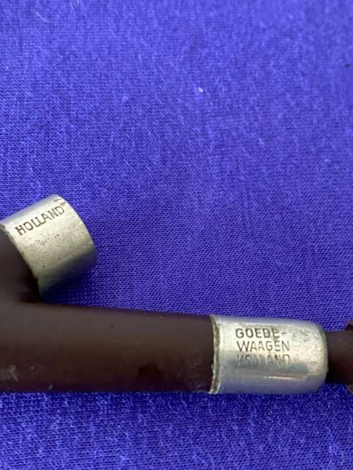 GOEDEWAAGEN HOLLAND STAMPED BAKELITE METAL JOINTS PIPE