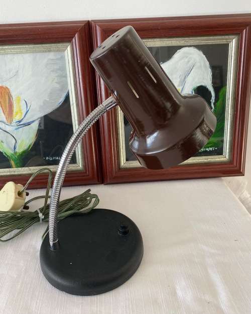 MID-CENTURY GOOSENECK DESK LAMP - WORKING