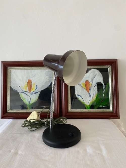 MID-CENTURY GOOSENECK DESK LAMP - WORKING