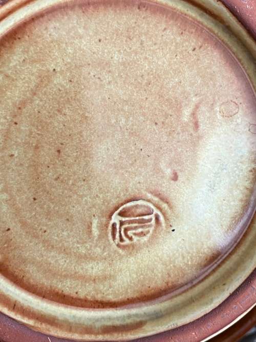 LIEBERMANN SA POTTERY SIGNED GLAZED TEAPOT 5 x CUPS and 6 x SAUCERS SET