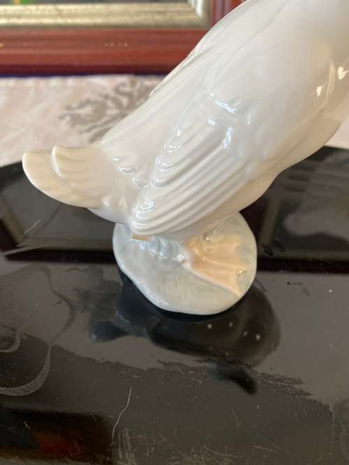 NAO STAMPED MADE IN SPAIN BY LLADRO D 9 11 EN PORCELAIN LARGE DUCK