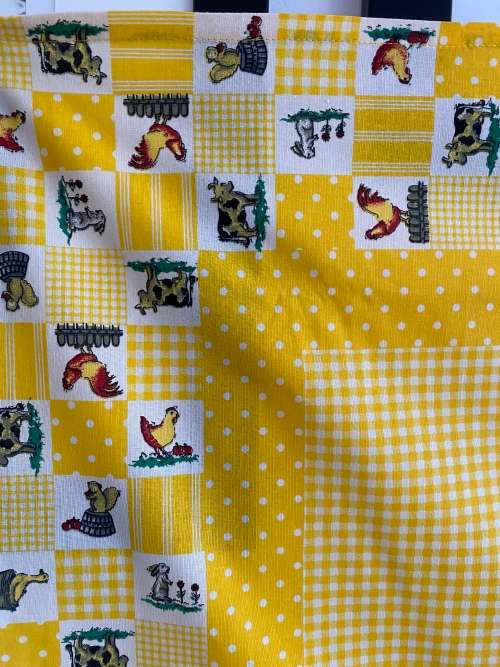 VINTAGE FELULAR PORTUGAL 100% ALGODAO FABRIC TABLE CLOTH