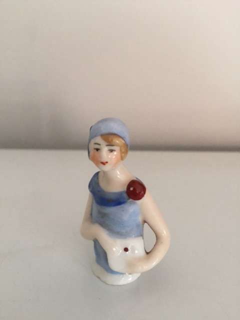 ART DECO PIN CUSHION HALF DOLL - IMPRESSED 90