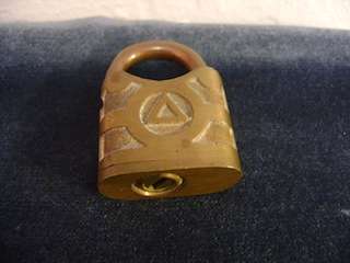 Padlock "Triangle" Solid Brass