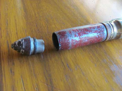 Cartridge 20x110mm Rimless 1943 Explosive projectile Deactivated