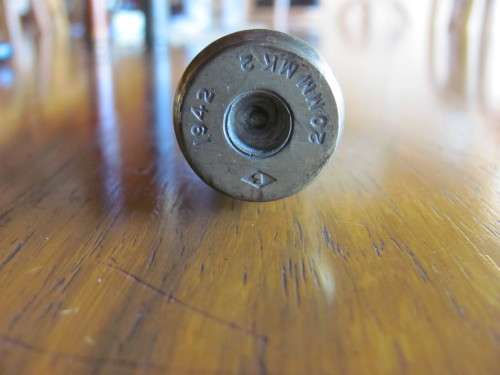 Cartridge 20x110mm Rebated 1942 Explosive projectile Deactivated