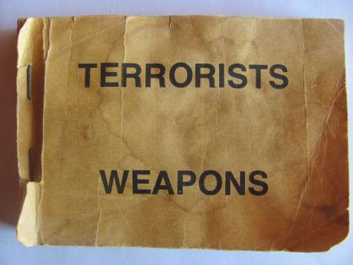 Scorpion VZ-61 Machine Pistol - mounted polycraft replica - Bush War Era