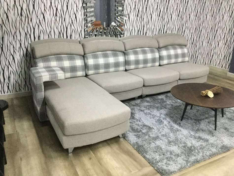 SECTIONAL MODULAR FABRIC LOUNGE SUITE