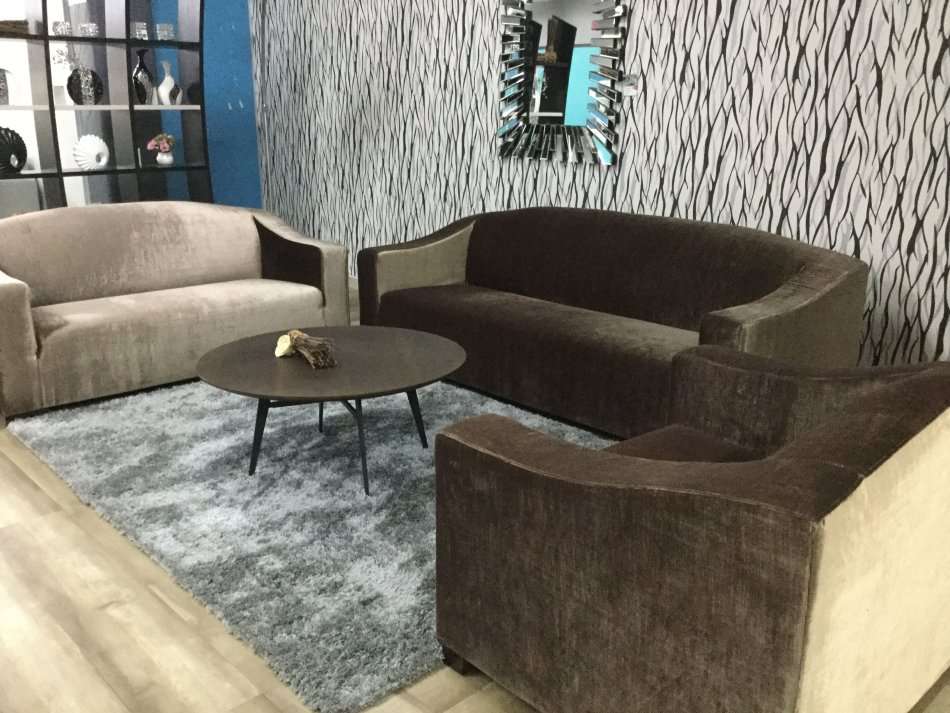 3+2 SEATER FABRIC LOUNGE SUITE