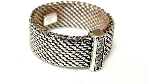 Tiffany&co Sterling silver Diamond ring