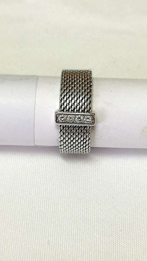 Tiffany&co Sterling silver Diamond ring