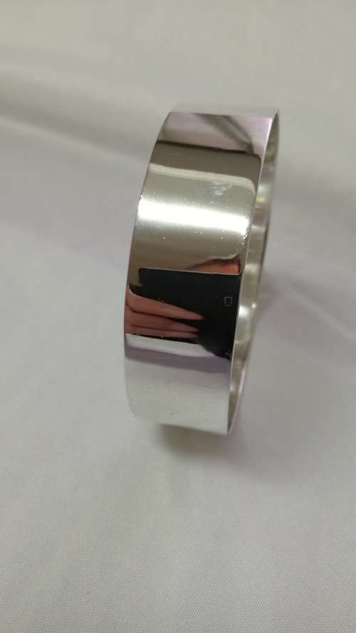 Sterling Silver solid bangle