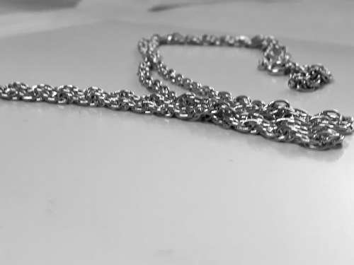 Silver necklace with pendant