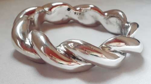 Vintage silver bangle