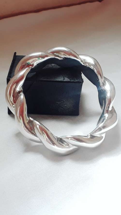 Vintage silver bangle