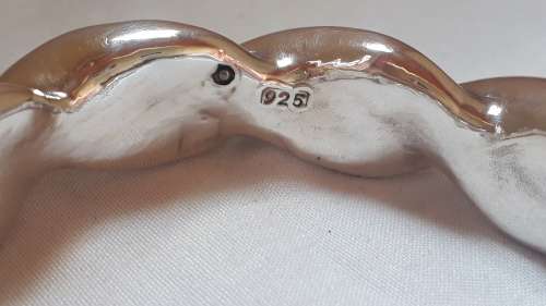 Vintage silver bangle