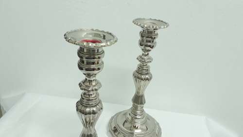 Vintage ornate candlestick holders Emess