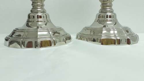 Vintage ornate candlestick holders Emess