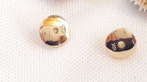 Vintage 18ct Gold diamond earrings