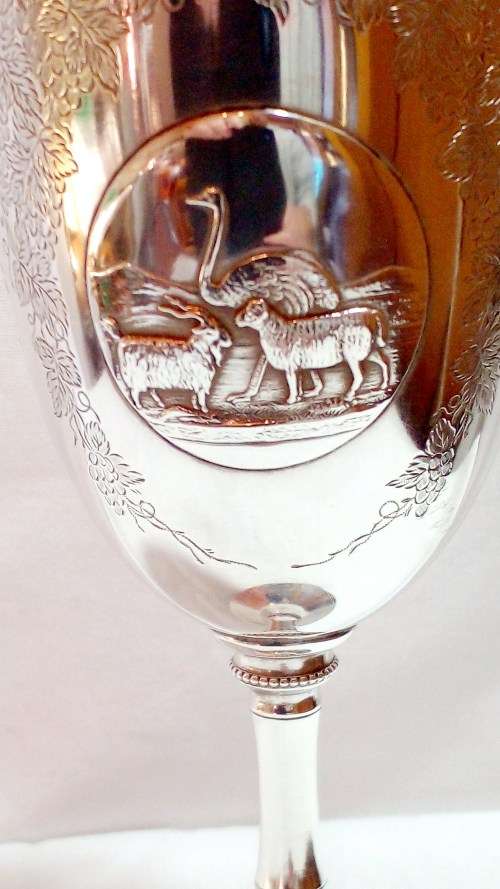Antique Mappin  and Webb silver chalice