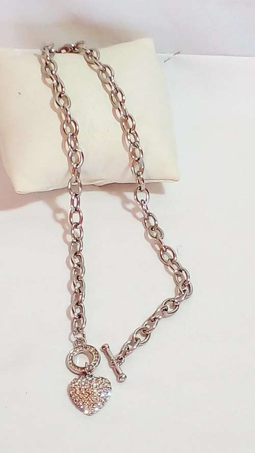 Vintage costume fob necklace