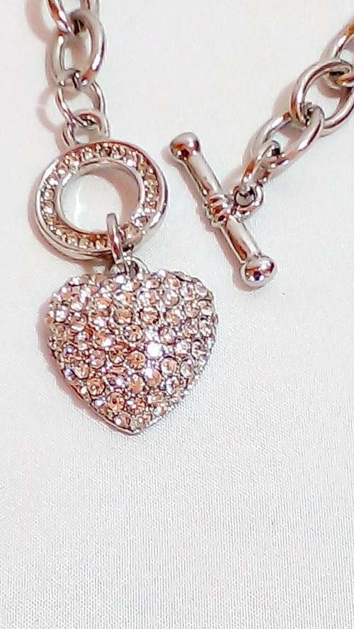 Vintage costume fob necklace