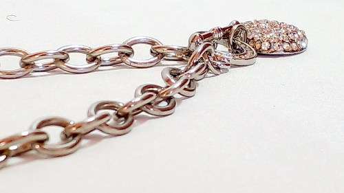 Vintage costume fob necklace