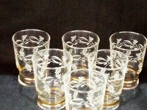Vintage small juice glasses