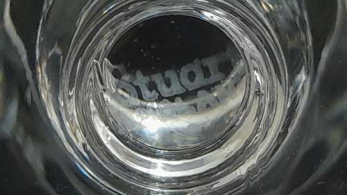 Stuart crystal wine glasses