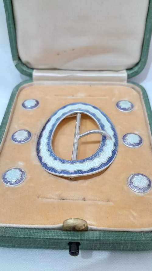 Antique Levi & Salaman sterling silver set