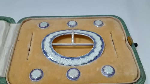 Antique Levi & Salaman sterling silver set