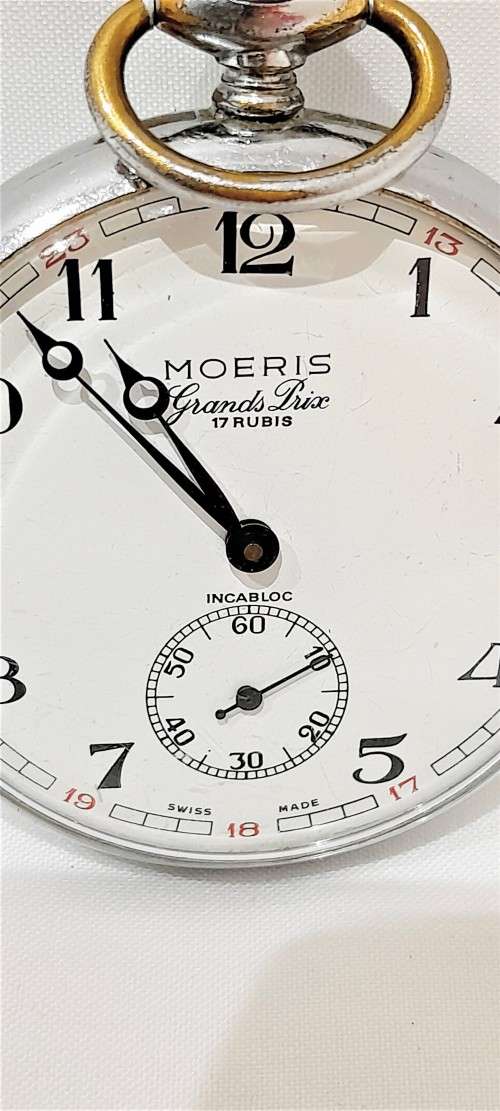 Vintage Moeris  Grands Prix pocket watch