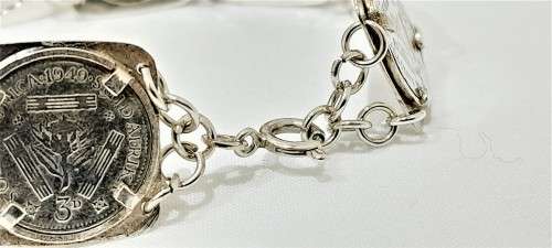 Vintage sterling silver Tickey bracelet