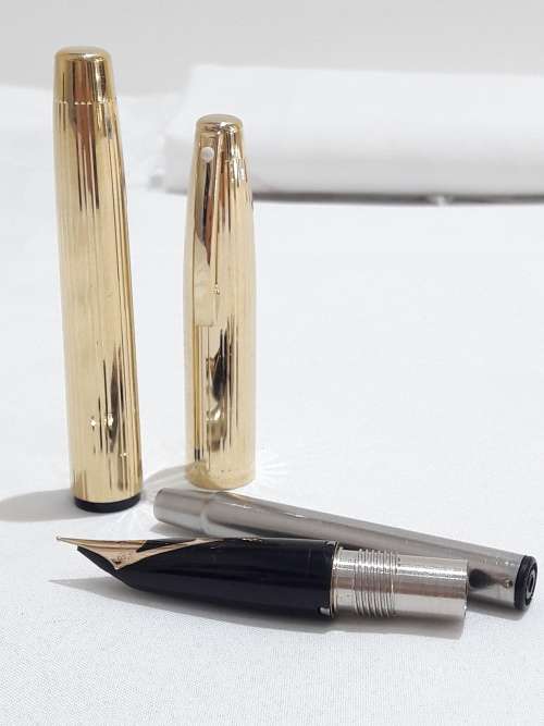 1970s Sheaffer electroplated fountain pen