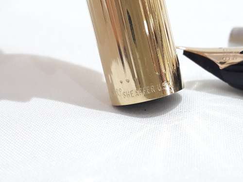 1970s Sheaffer electroplated fountain pen